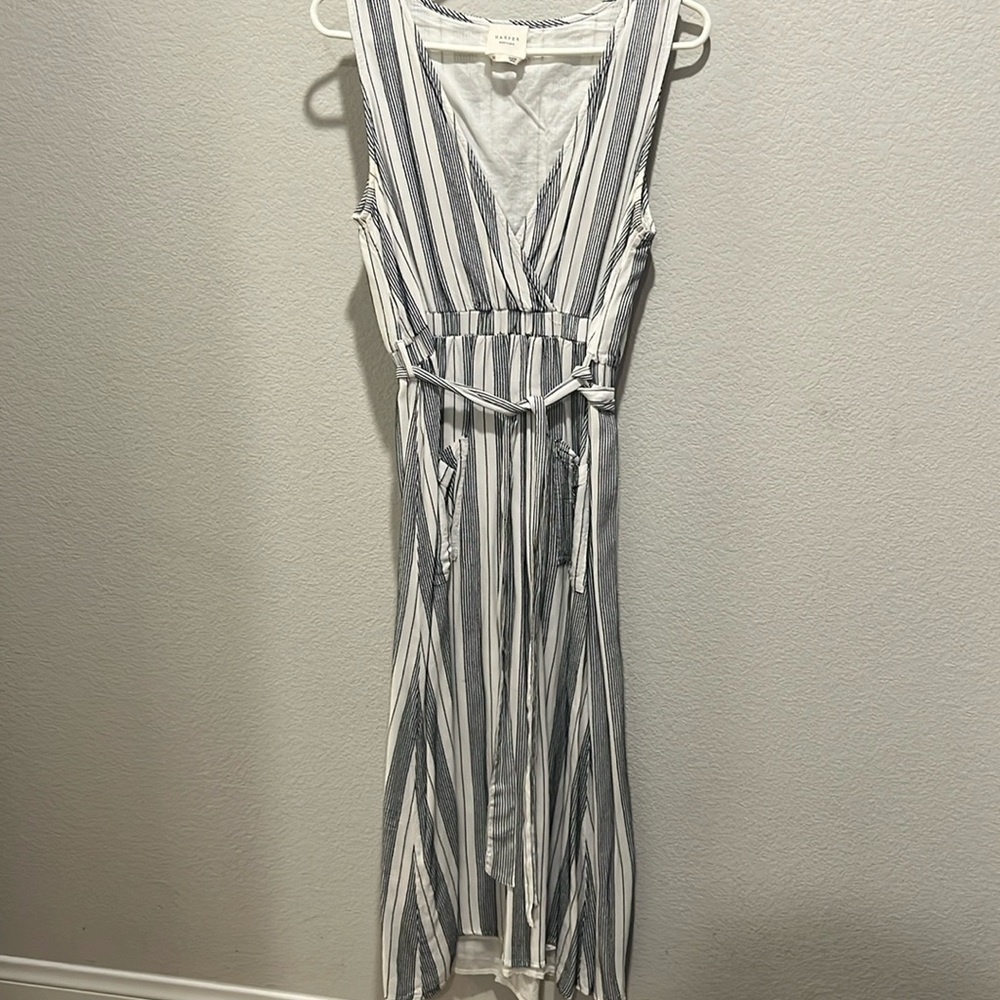 Harper Heritage Striped Midi Dress - Size M Women’s Spring dress Medium